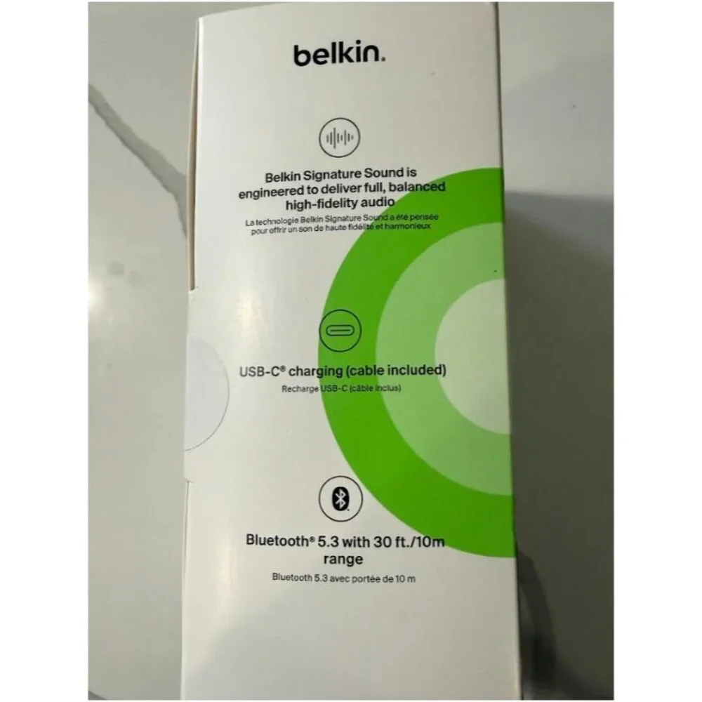 Belkin Kids SoundForm Mini Wireless On Ear Headphones Safe Volume